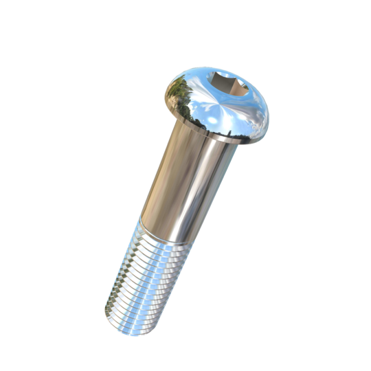 Titanium 7/8-9 X 4 UNC Button Head Socket Drive Allied Titanium Cap Screw